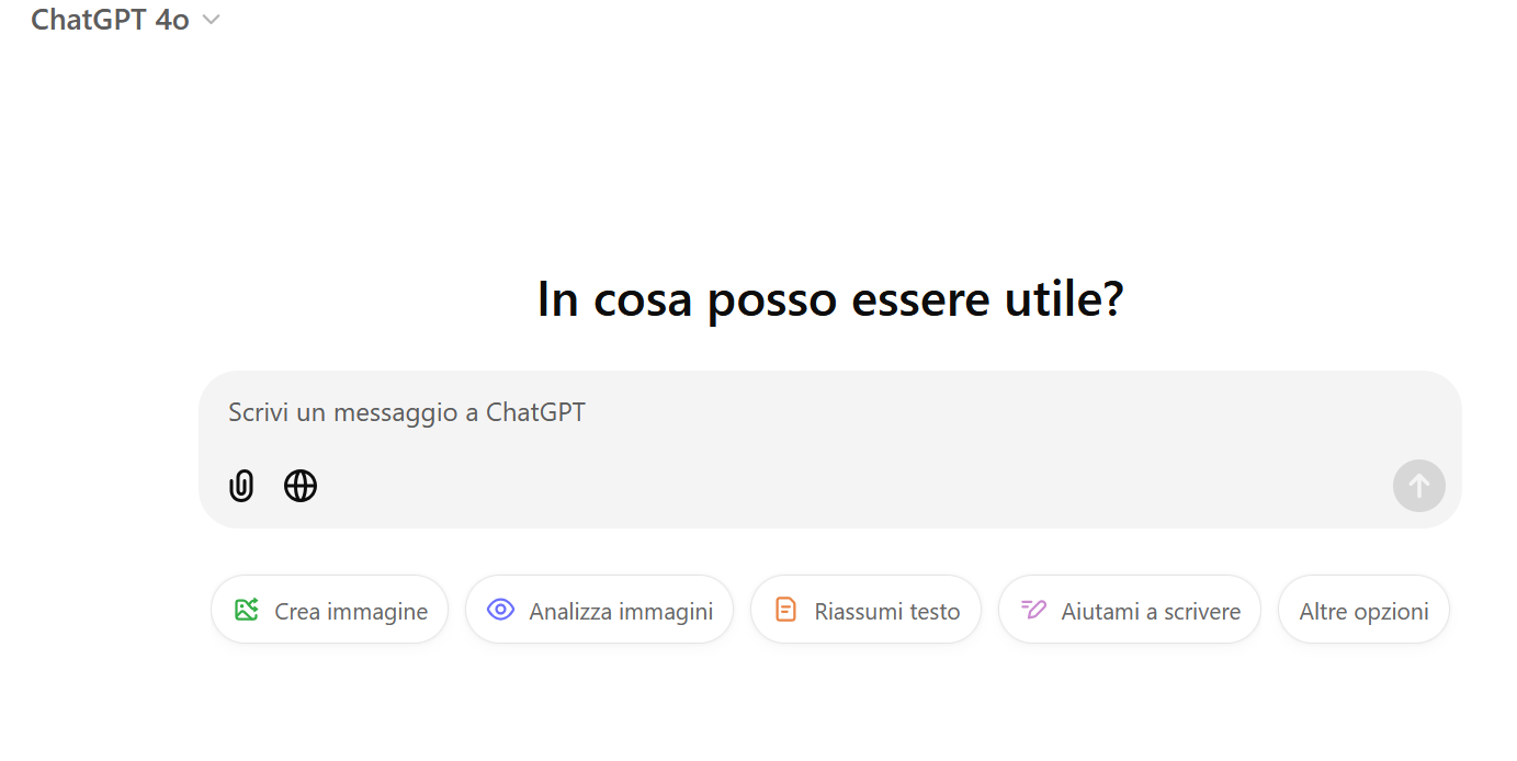 Screenshot dell’interfaccia utente di ChatGPT Immagine: Screenshot dell’interfaccia utente di ChatGPT